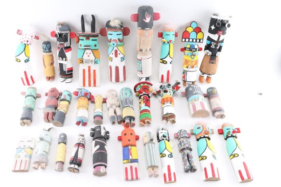 Lot of 25 Kachinas