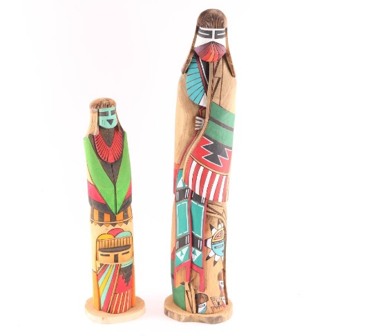 Collection of 2 Hopi Kachinas