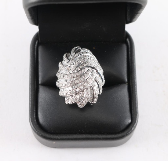 Pave Set Diamond Cocktail Ring
