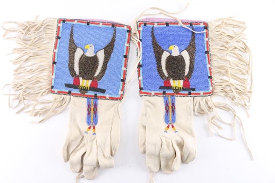 Fancy Beaded Gauntlets