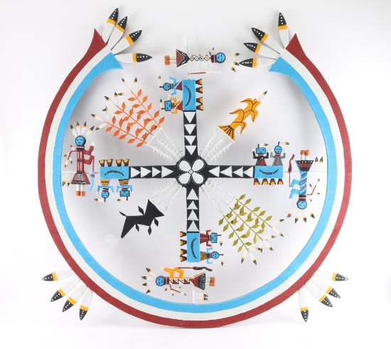 Large Native American Wall Hanging
