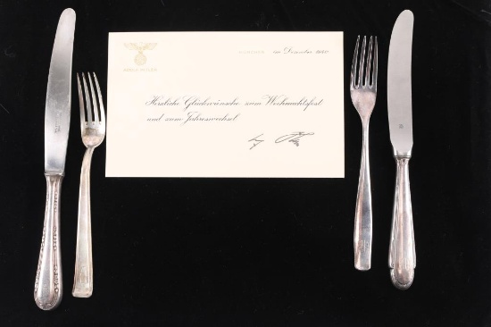 "A H" Inscribed Flatware