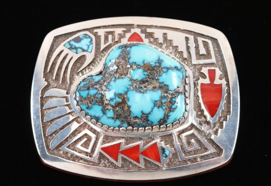 Unusual Hopi Belt Buckle