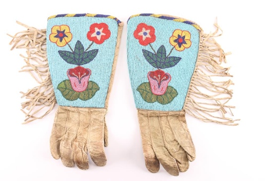 Pair of Beaded Gauntlets