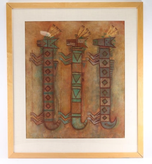 Large Gouache on Paper