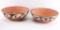 2 Santo Domingo Pueblo Polychrome Pots.