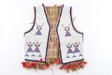 Sioux Fully Beaded Vest.