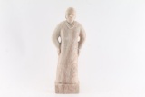 Alabaster Carving of Native Woman.