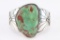 Navajo Green Turquoise Cuff.