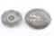 Lot of 2 Sterling Buckles.