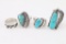 Lot of 4 Ladies Navajo Rings.