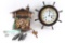 Collection of 2 Wall Clocks.