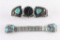 Collection of two Navajo Watchbands