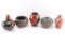 Lot of 5 Native American Pots.