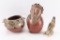 Lot of 3 Native American Pottery Items.