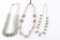 3 Native American Beaded Necklaces.