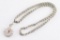 Native American Sterling Pendant on Chain.