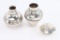 Collection of 3 Sterling Silver Pots.