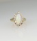 Vintage Australian Opal and Diamond Ring