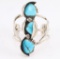 Large Navajo Turquoise Cuff.