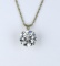Dazzling 3.21 carat Lab Grown Diamond Pendant