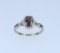 Elegant Created Alexandrite and Diamond Ring