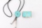 Zuni Turquoise Bolo and Buckle Set.