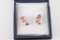 Ruby & Diamond Earrings.