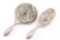 Art Nouveau Mirror & Brush Set