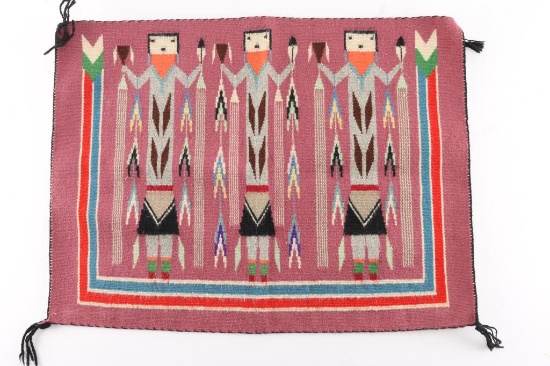 Yei Rug Circa 1960/70s Era.