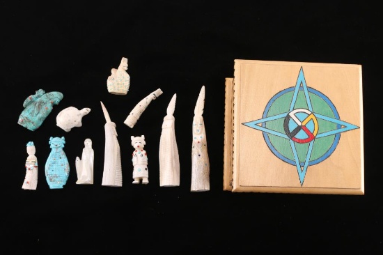 Collection of Bone Effigys.
