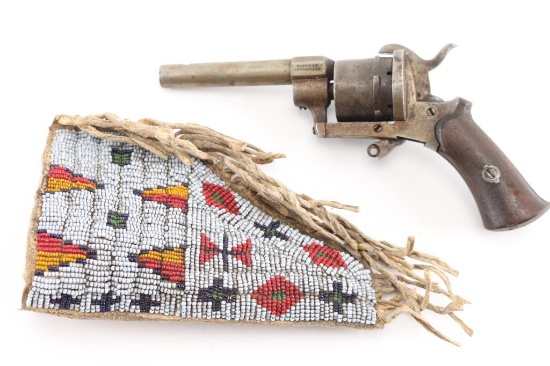 Antique Pin Fire & Sioux Holster.