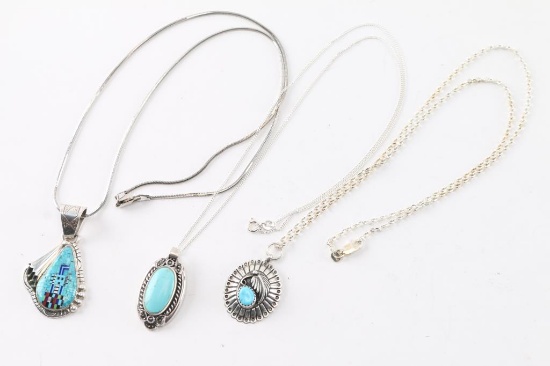 Lot of 3 Native American Necklaces