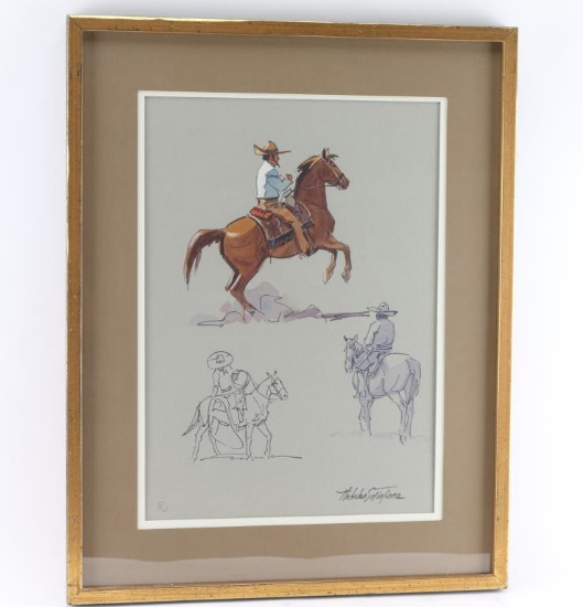 Gouache on Paper by Nicholas Firfires