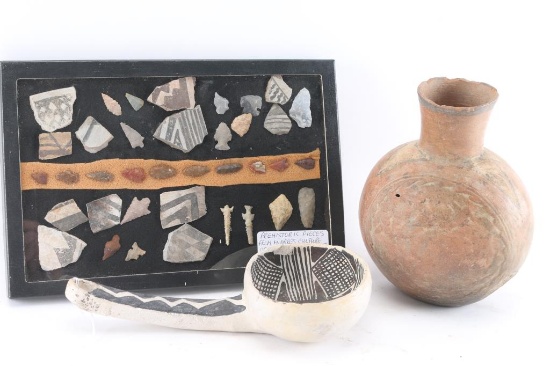 Prehistoric Pottery Lot.