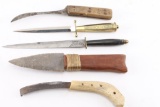Lot of 5 Knives