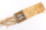 Iroquois Beaded Pipe Bag.