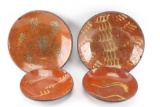 4 Antique Plates