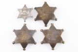 Lot of 4 Badges