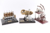 Collection of 3 Stirling Engines.