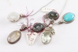 Lot of 6 Sterling Silver Pendants.