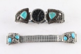 Collection of two Navajo Watchbands