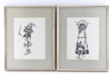 Lot of 2 Prints by Paul Tsosie.