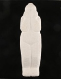 White Stone Statue of Indian Woman.