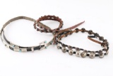 Collection of 3 Hatbands.