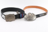 Collection of 2 Belts and Buckles.