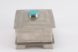 Nickel and Turquoise Box.