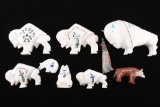 Collection of Stone Animal Effigys