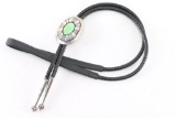 Navajo Green Turquoise Bolo