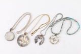 Lot of 4 Native American Necklaces